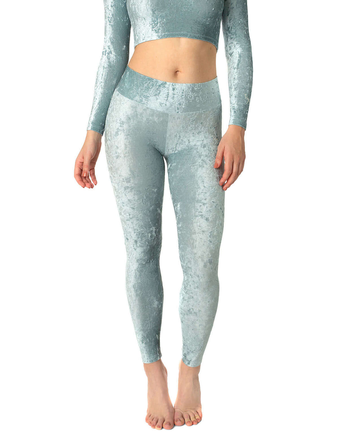 Velvet leggings Adriana | Leggings | Color: black velvet | Yoga Leggings | Dragonfly Pole Wear and Bikram Hot Yoga Clothes