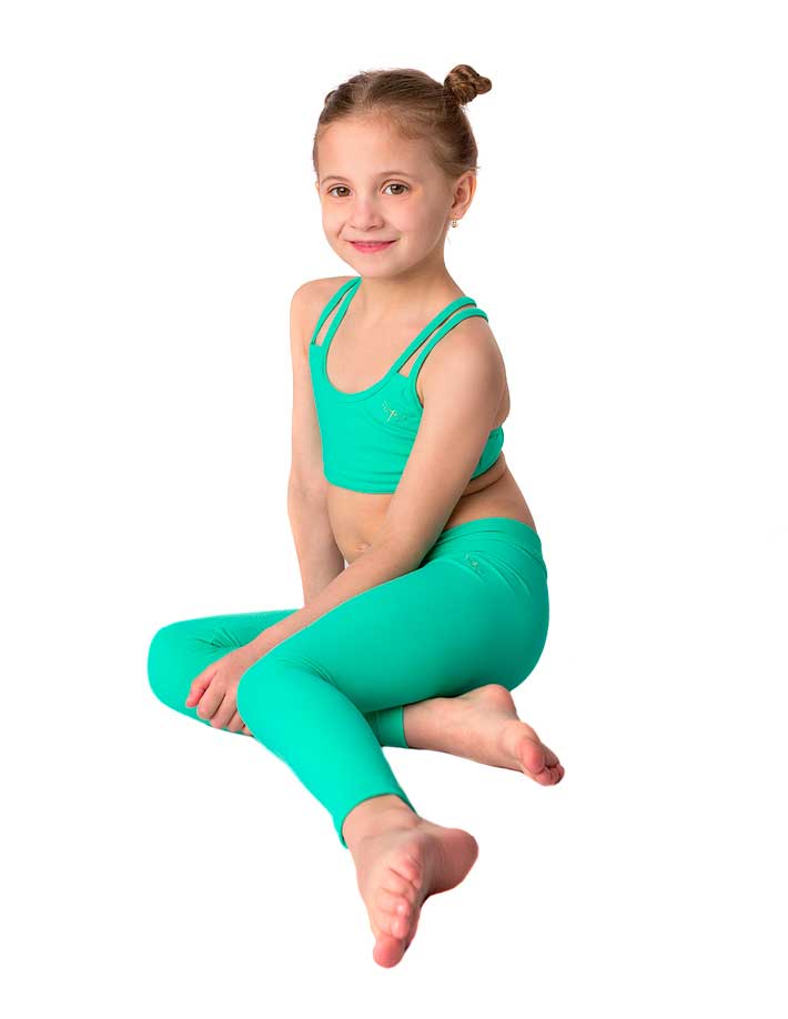 Girls leggings Flora Jr | Activewear Dragonfly Clothing