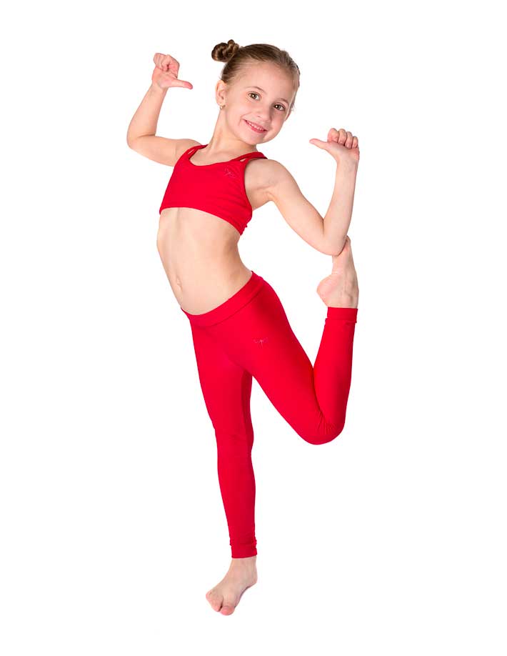 Girls leggings Flora Jr | Activewear Dragonfly Clothing