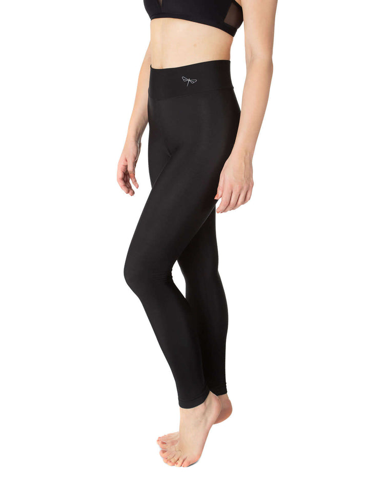 Thermal leggings Lea ❄ | Leggings | Color: black | Yoga Leggings | Damen Thermo Leggings für Winter Dragonfly