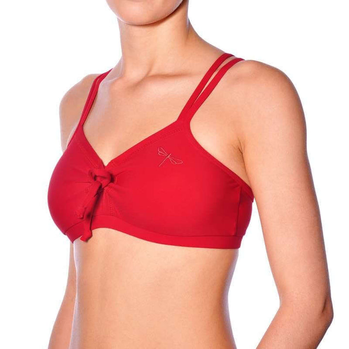 Adjustable sports bra Nella | Sports bra | Color: azure | Women's sports bra | Dragonfly Pole Dance Clothes and Bikram Hot Yoga Outfit