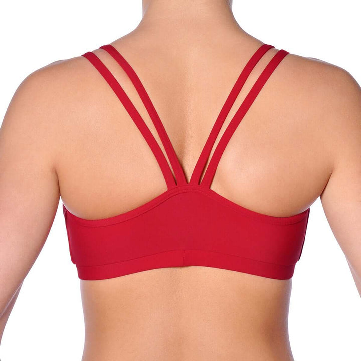Adjustable sports bra Nella | Sports bra | Color: azure | Women's sports bra | Dragonfly Pole Dance Clothes and Bikram Hot Yoga Outfit