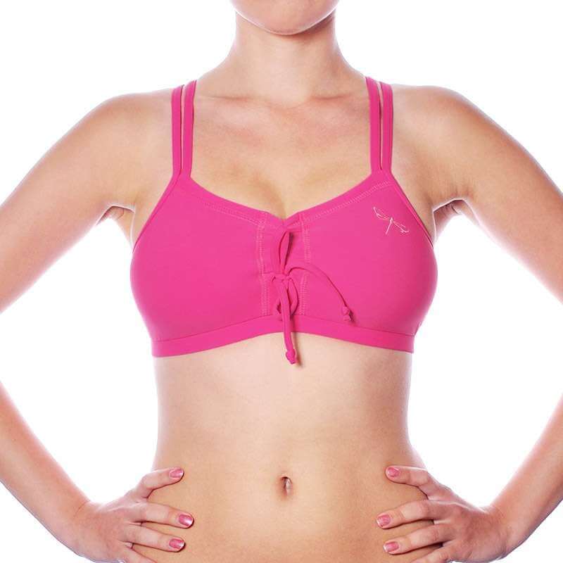 Adjustable sports bra Nella | Sports bra | Color: azure | Women's sports bra | Dragonfly Pole Dance Clothes and Bikram Hot Yoga Outfit
