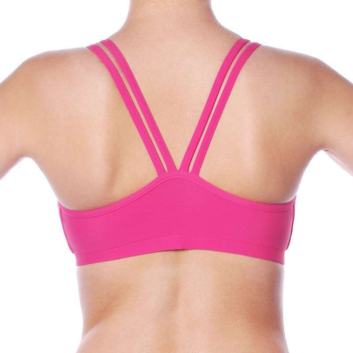 Adjustable sports bra Nella | Sports bra | Color: azure | Women's sports bra | Dragonfly Pole Dance Clothes and Bikram Hot Yoga Outfit