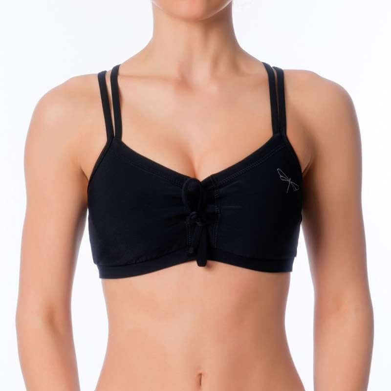 Adjustable sports bra Nella | Sports bra | Color: azure | Women's sports bra | Dragonfly Pole Dance Clothes and Bikram Hot Yoga Outfit