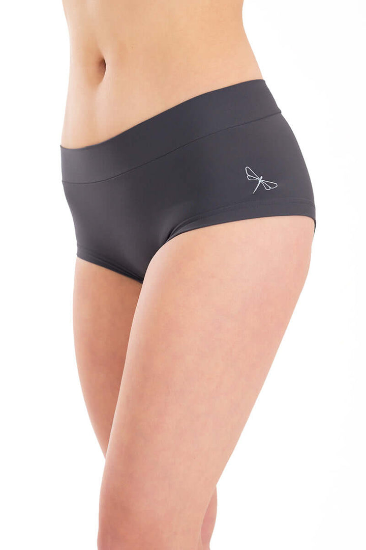 Pole shorts Mandy | Shorts | Color: grey | Pole Shorts | Dragonfly Pole Dance Clothing and Bikram Hot Yoga Wear