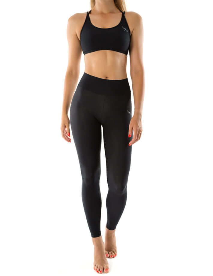Sports bra Nicole | Sports bra | Color: black | Women's sports bra | Dragonfly Pole Dance Clothes and Bikram Hot Yoga Outfit