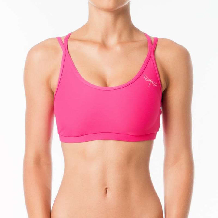 Sports bra Nicole | Sports bra | Color: black | Women's sports bra | Dragonfly Pole Dance Clothes and Bikram Hot Yoga Outfit