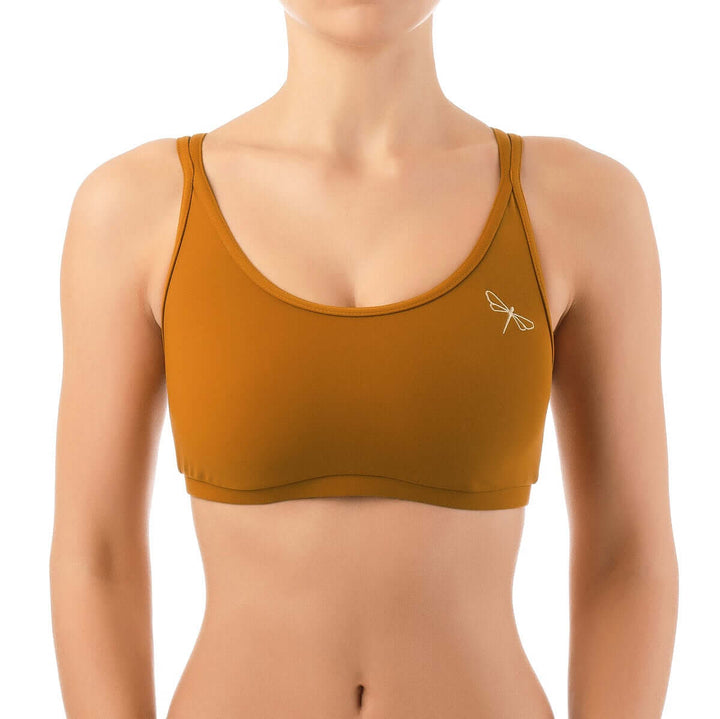 Sports bra Nicole | Sports bra | Color: black | Women's sports bra | Dragonfly Pole Dance Clothes and Bikram Hot Yoga Outfit