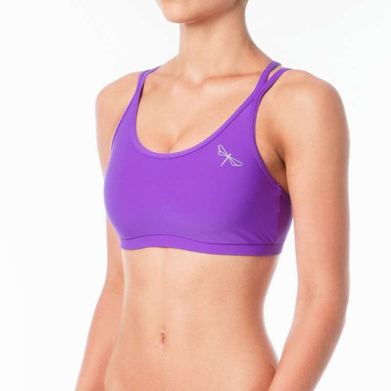Sports bra Nicole | Sports bra | Color: black | Women's sports bra | Dragonfly Pole Dance Clothes and Bikram Hot Yoga Outfit