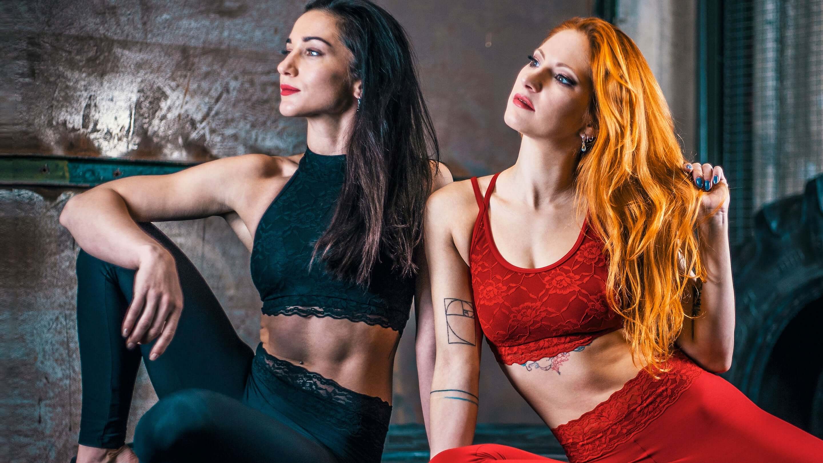 Spitzen Pole Dance Kleidung