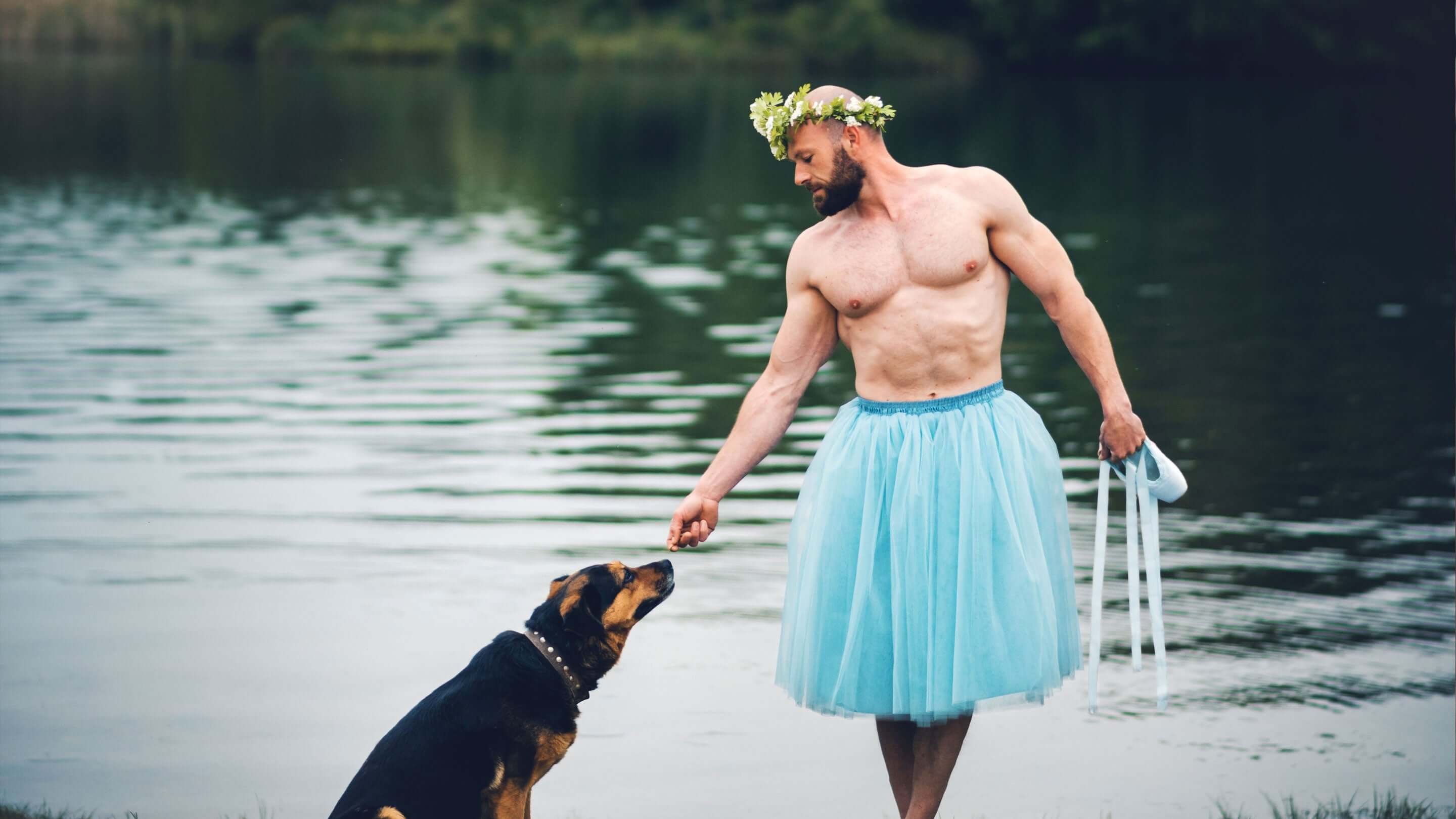 Männer Shorts für Pole Dancing & Hot Yoga