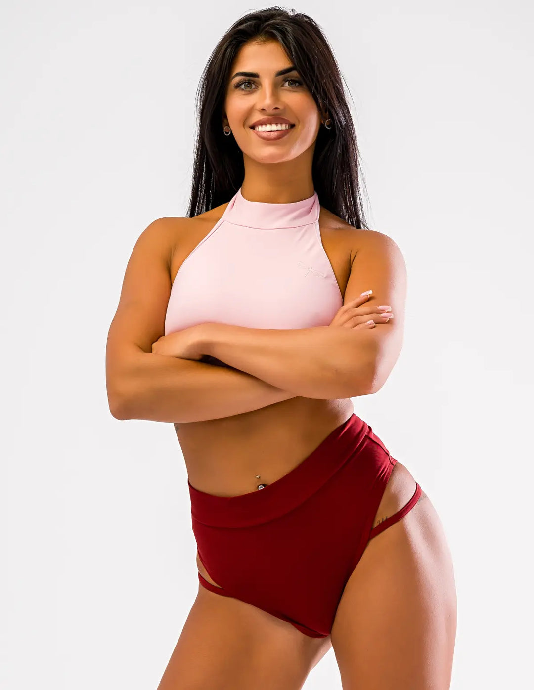 Pole Shorts mit Strap-Details - Anna