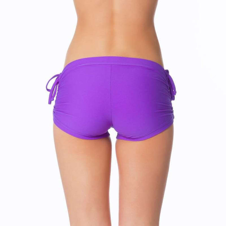 Bikram yoga shorts Michelle | Bikram Yoga Shorts, Low Rise | Color: blue | Pole Shorts | Dragonfly Pole Dance Clothing and Bikram Hot Yoga Wear