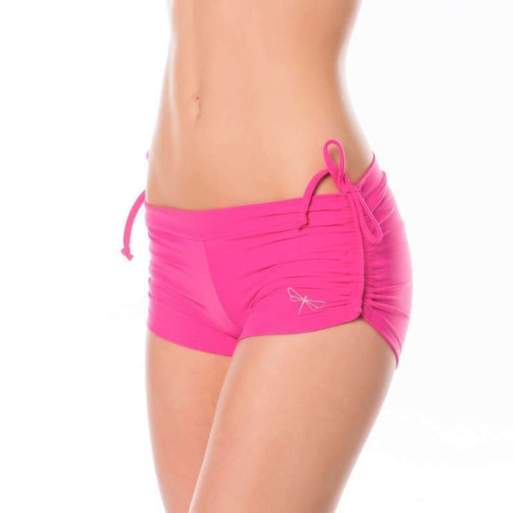 Bikram yoga shorts Michelle | Nízké Bikram jóga šortky | Color: pink | Pole Shorts | Dragonfly Pole Dance Clothing and Bikram Hot Yoga Wear