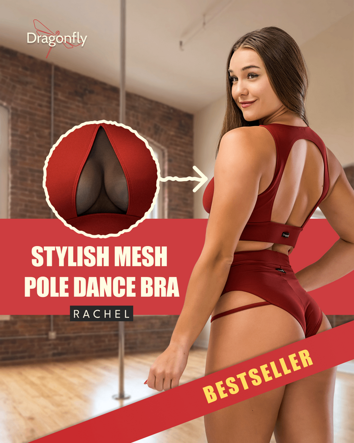 Mesh Sport-BH fü Pole Dancing and Yoga - Rachel
