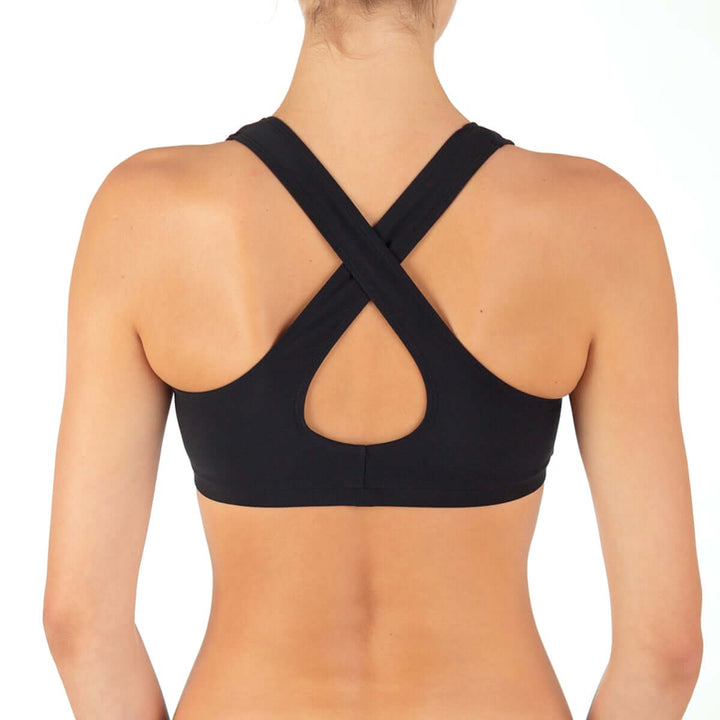 Racerback sportsbra Kiley | Racerback Sport-BH Kiley | Color: khaki | Women's sports bra | Dragonfly Pole Dance Clothes and Bikram Hot Yoga Outfit