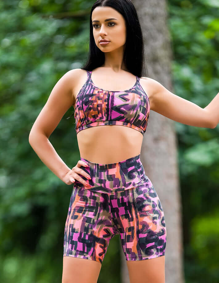 Zoe leggings Radical | Leggings | Color: Radical | Yoga Leggings | Dragonfly Pole Wear and Bikram Hot Yoga Clothes