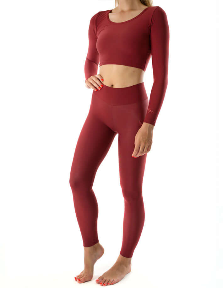 Mid rise leggings Adriana | Leggings | Color: black | Yoga Leggings | Legíny na jógu | Dragonfly Pole Wear and Bikram Hot Yoga Clothes