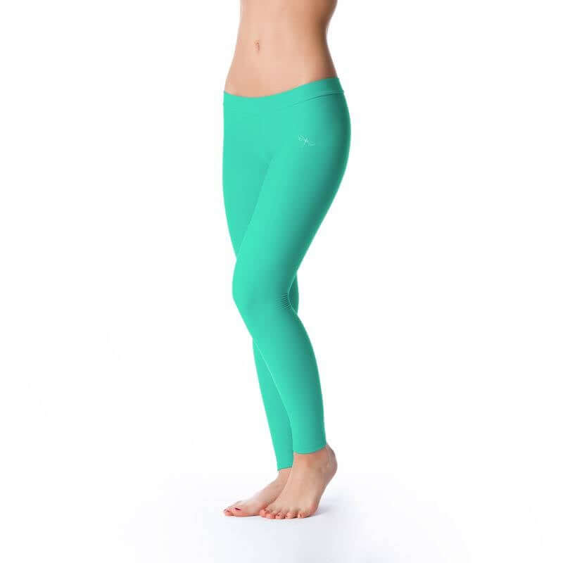 Low waist leggings Lisa | Nízké jógové legíny Lisa | Color: mint | Yoga Leggings | Dragonfly Pole Wear and Bikram Hot Yoga Clothes