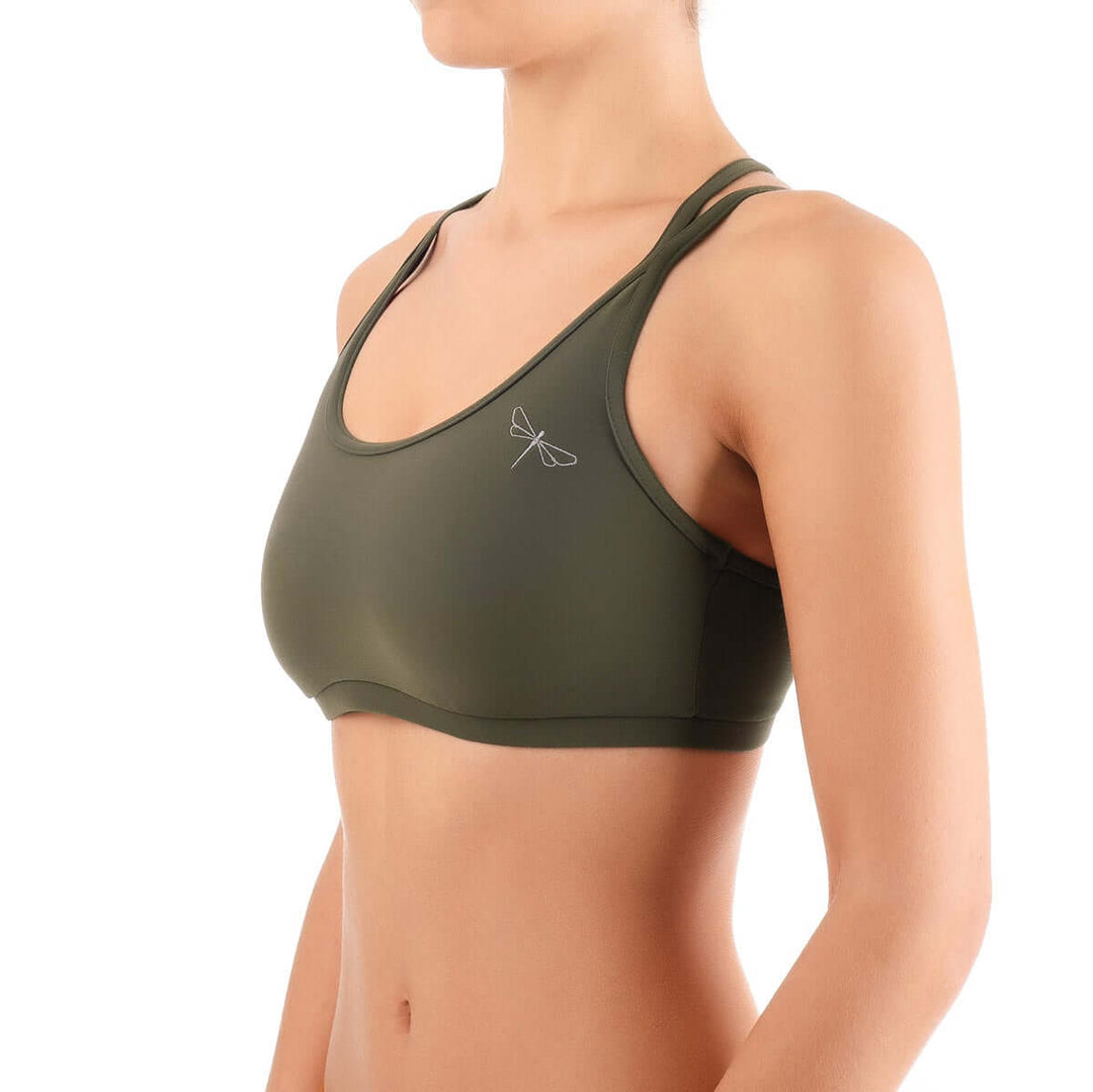 Pole dance sports bra Nicole | Sports bra | Color: black | Women's sports bra | Sportovní podprsenka | Sport-BH | Brassiere sport | Dragonfly Pole Dance Clothes and Bikram Hot Yoga Outfit