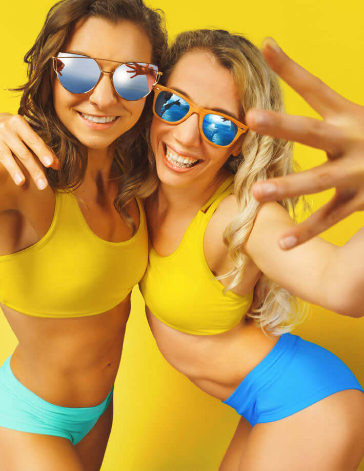 Lycra sports bra Xenia | Sports bra | Color: yellow | Women's sports bra | Dragonfly Pole Dance Clothes and Bikram Hot Yoga Outfit